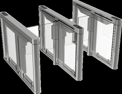 304 Stainless Steel Speed Gate with Servo Motor and Face Recognition