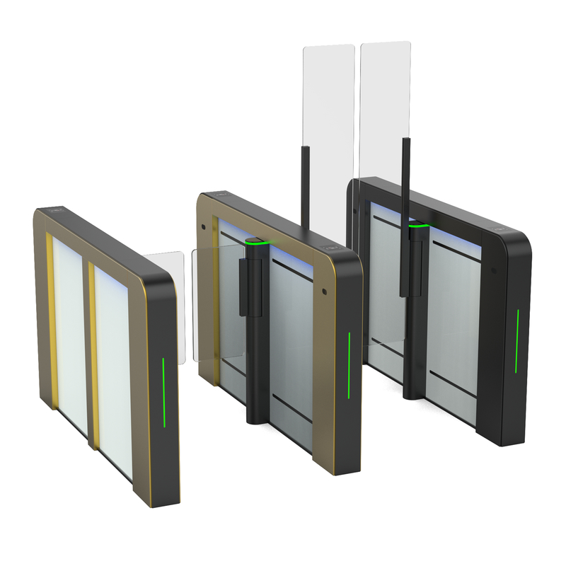 Swing Turnstile RFID/Qr Code Bar Code High Speed Turnstile Gate Turnstile Access Control