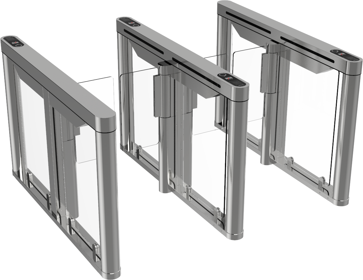 304 Stainless Steel Speed Gate with Servo Motor and Face Recognition