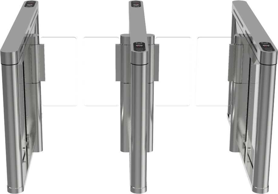304 Stainless Steel Speed Gate with Servo Motor and Face Recognition
